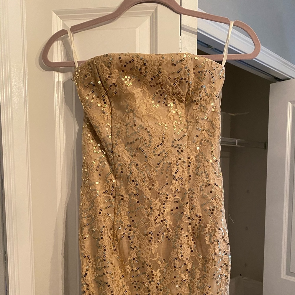 Jessica McClintock strapless dress